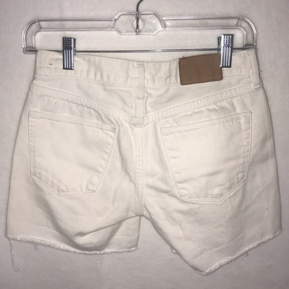 Madewell cut off shorts size 24 white - Picture 3 of 6